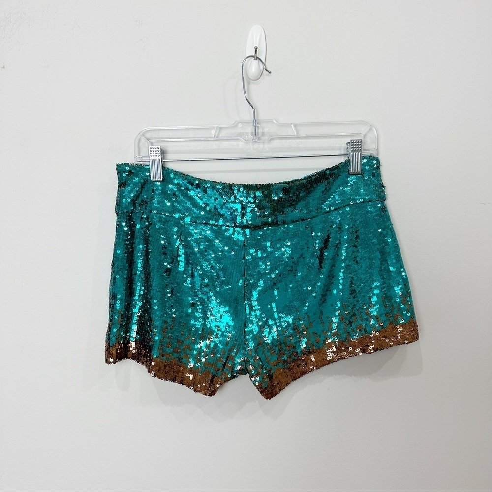 Haute Hippie Multicolor Sequin Shorts - Picture 3 of 8